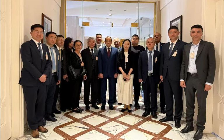 博創(chuàng)董事長(zhǎng)朱康建隨復(fù)旦大學(xué)代表團(tuán)訪問埃及